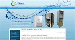 Desktop Screenshot of algreatwater.com